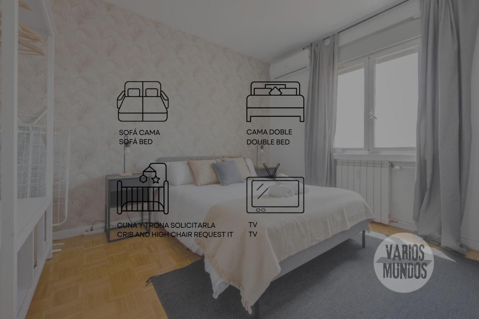 New Apt Para 7Pax En El Corazon De Madrid-Centro ภายนอก รูปภาพ