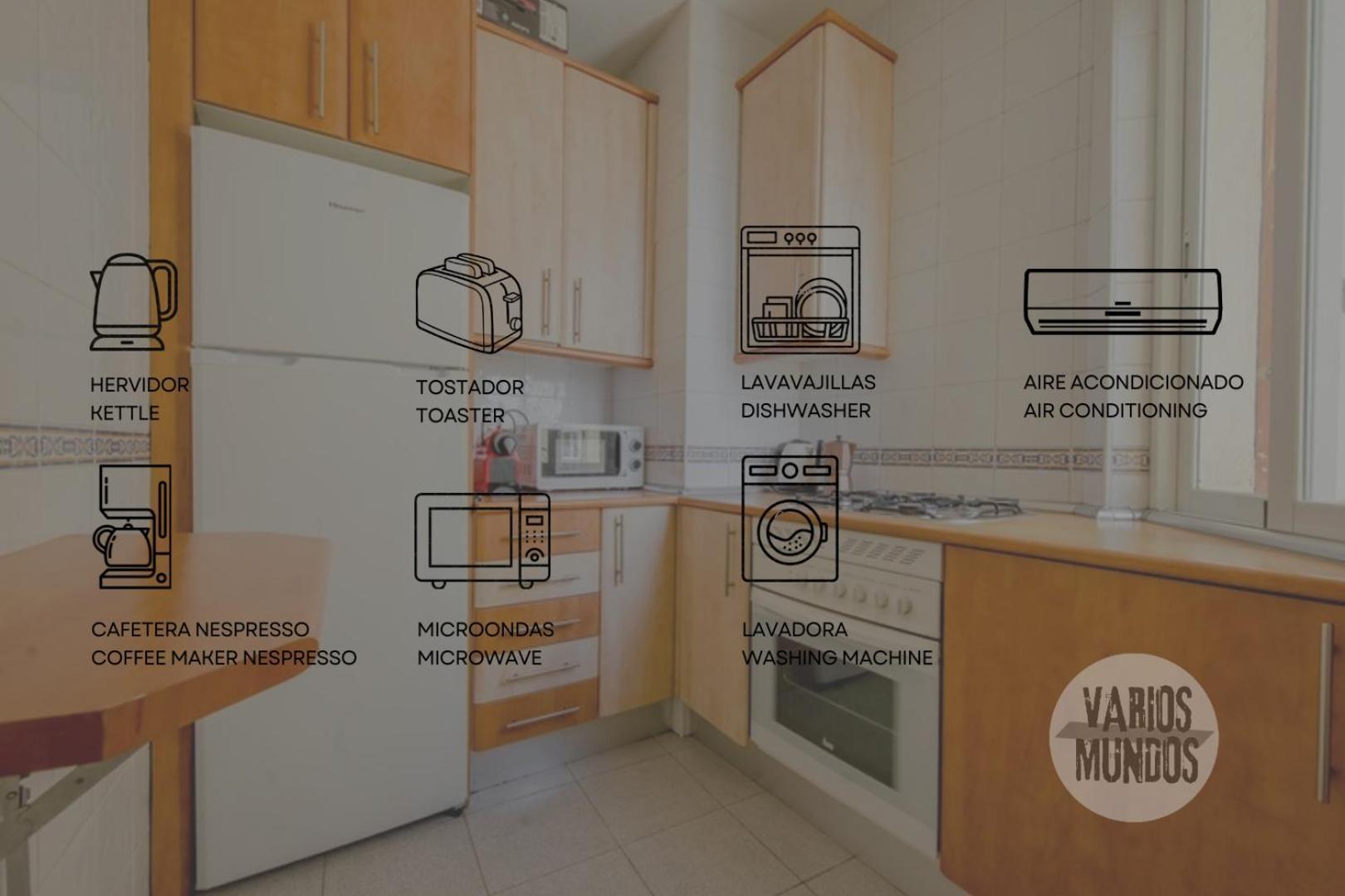 New Apt Para 7Pax En El Corazon De Madrid-Centro ภายนอก รูปภาพ